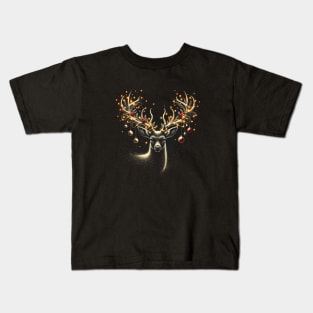 Reindeer Stardust Antlers Kids T-Shirt